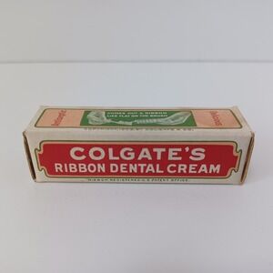 Rare Early‎ 1900's Colgate's Ribbon Dental Cream NIB Travel Size Unopened